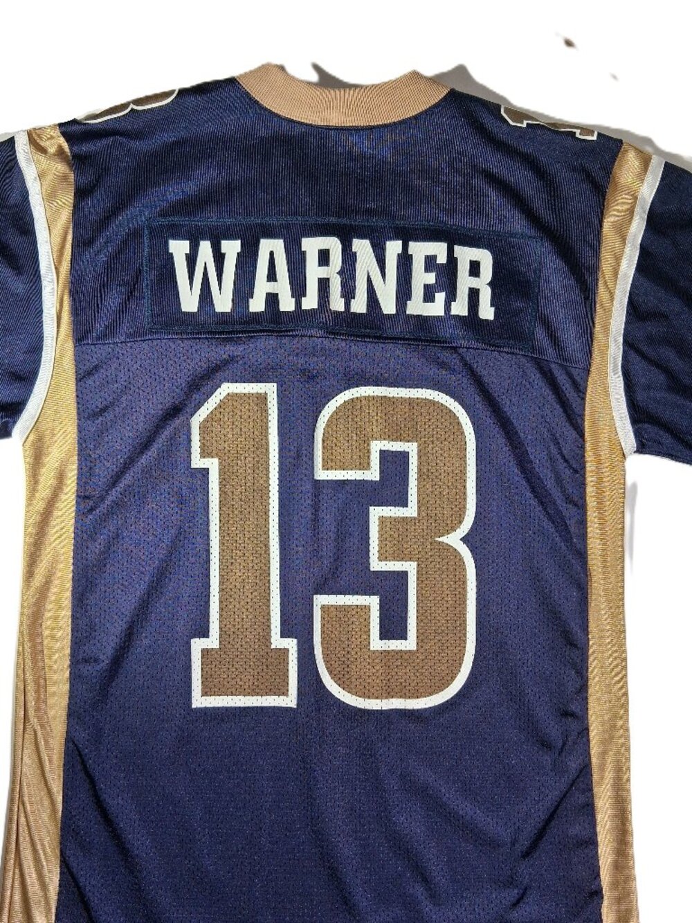 KURT WARNER JERSEY  Rams   Large  Blue  #13  PUMA  Vintage  1999-2001  NFL  EXC